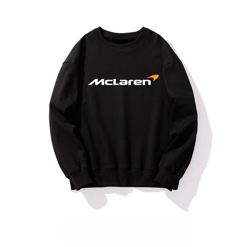 

Осінньо-Зимовий Тренд Худі з Круглим Вирізом Команди McLaren для Чоловіків та Жінок Повсякденний Светр З Довгим Рукавом L чорний