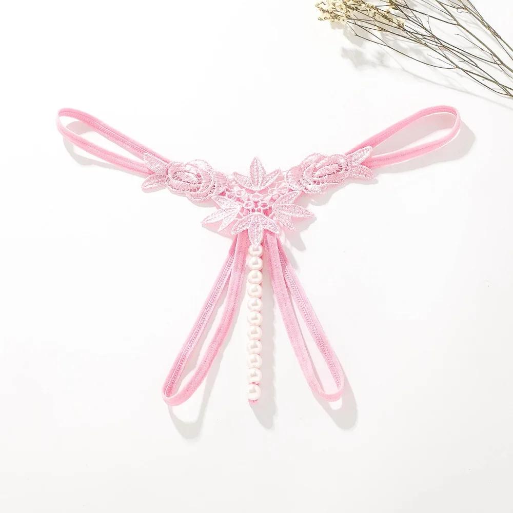 Sexy Lace Thong Women Butterfly Low Waist Panties G Strings Transparent Mesh Briefs Adjustable Waist Panties Culotte Femme