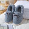 Women's Soft Sole Furry Cotton Slippers – Perfect for Postpartum, Autumn and Winter Comfort at Home.