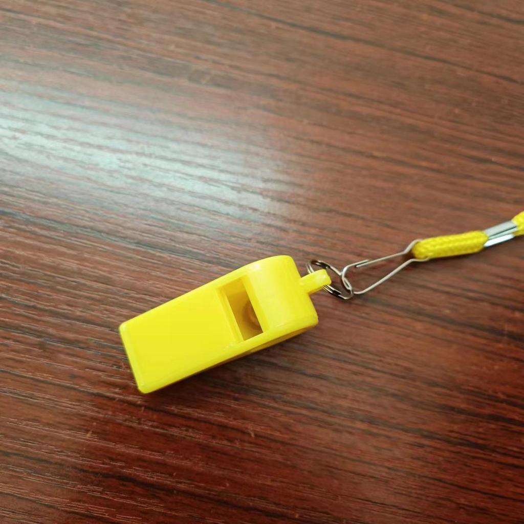 Multicolor ABS Referee and Cheerleader Pom-Pom Whistle for Outdoor Games