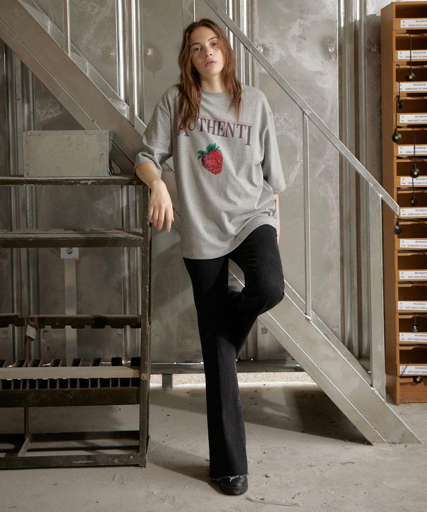 Assenti [Fleece-Lined][Select Length] Denim Slim Bootcut Pants_Black