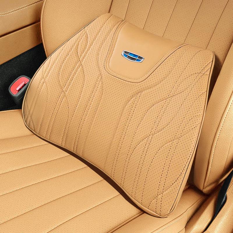 Polštářky na sedadla Geely Star Wish s opěrkou hlavy a bederní opěrkou, 24 stylů, Design zdarma, Včetně polštářku pod krk a dekorace interiéru vozu.