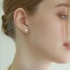Seraphine Swarovski Pearl Earrings (925 Silver)