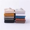 5 Pairs of Men's Retro Solid Color Short Tube Invisible Breathable Sweat Absorption Shallow Mouth Boat Socks