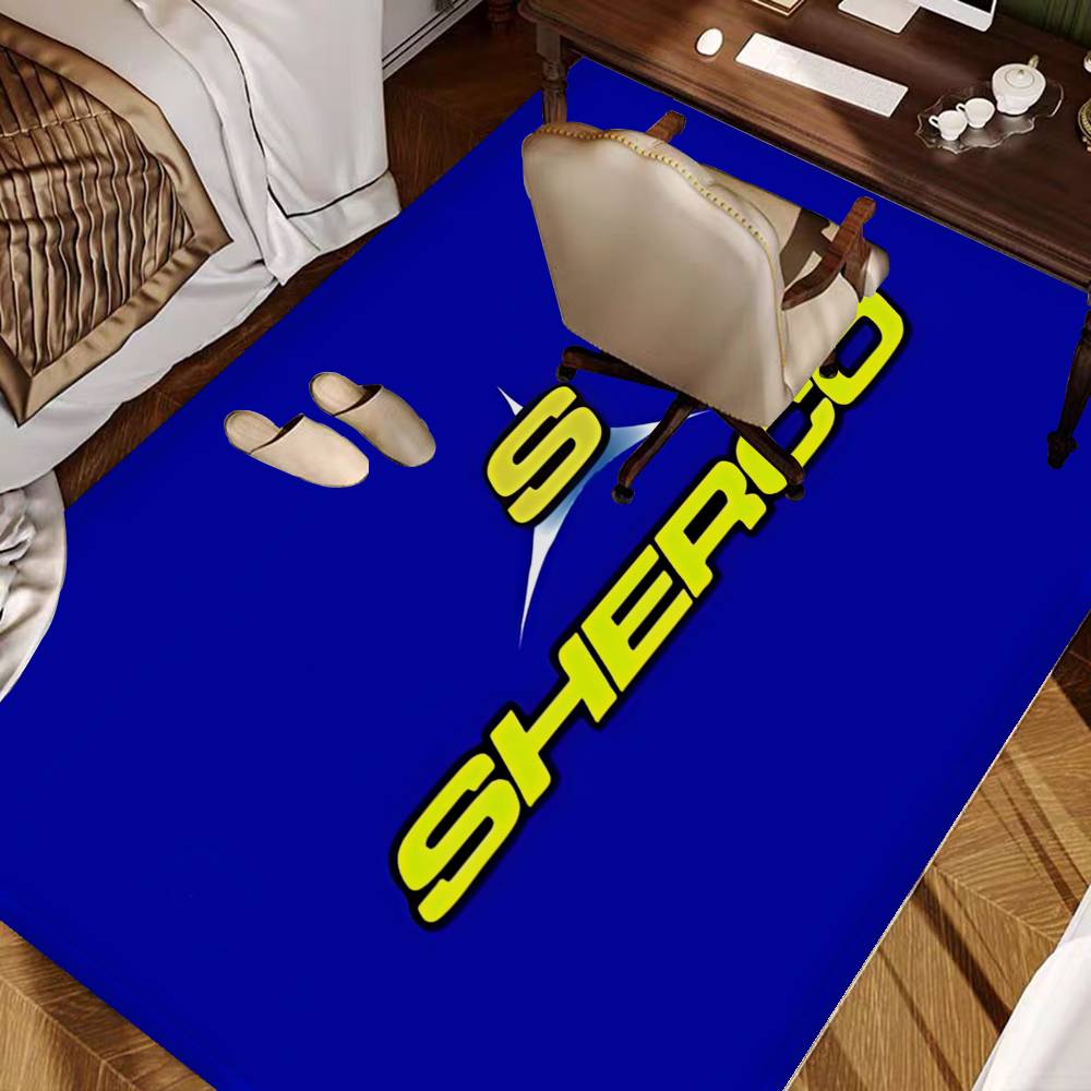 S-Sherco LOGO Room Mats Anti-slip Absorb Water Long Strip Cushion Bedroon Mat Household Carpets