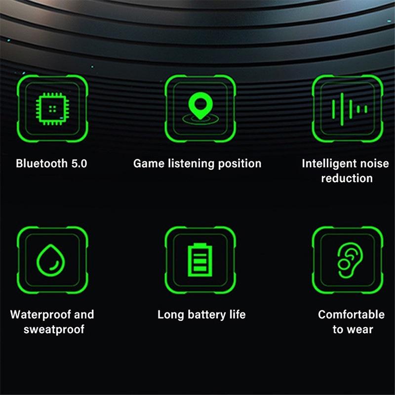 Original G11 TWS Wireless Headphones Game Bluetooth Headphones with Microphone Noise Reduction High Fidelity Bass Earphones