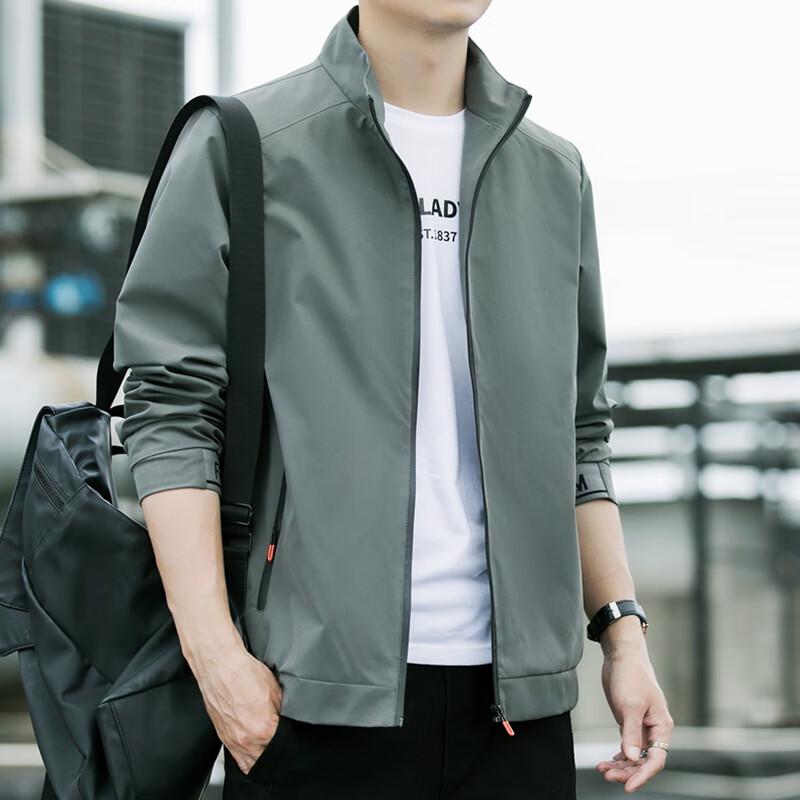 Playboy Men s Stand Collar Casual Jacket L
