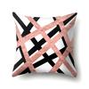 Polyester Pillow Case Automobile Decoration Home Printed Pillow Case Automobile Sofa Simple Waist Cushion Cover