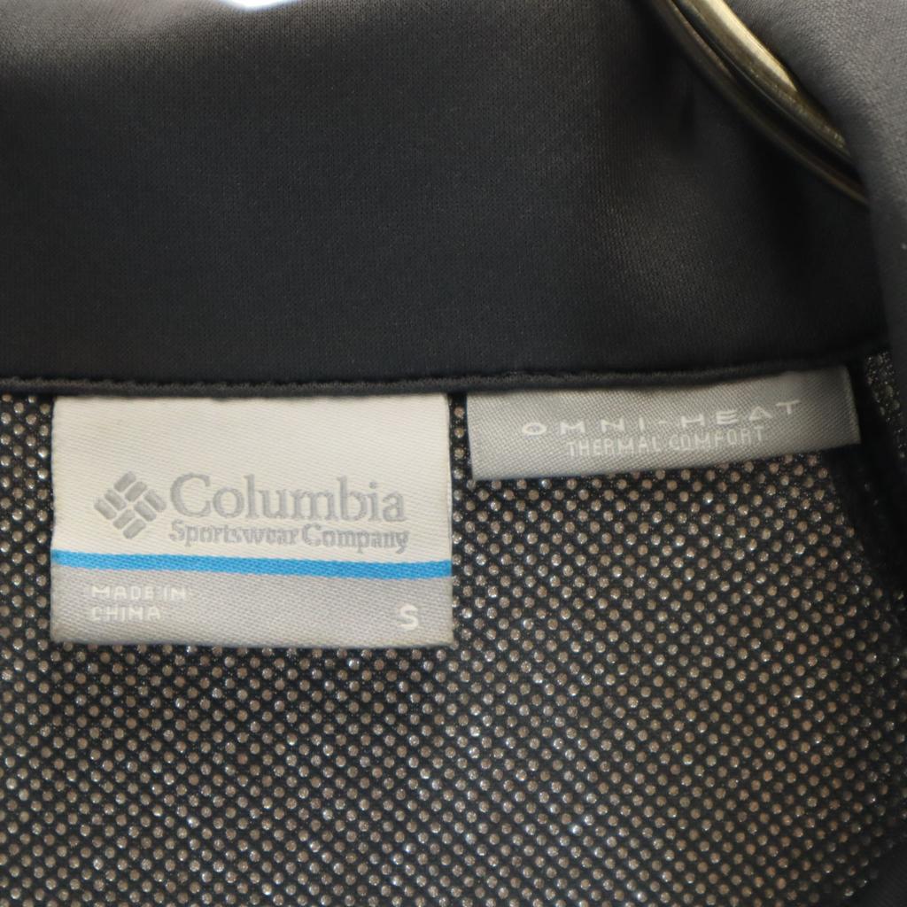 Columbia Track Top Wear S Charcoal Gray Outdoor OMNI-HEAT Pullover Men's Used