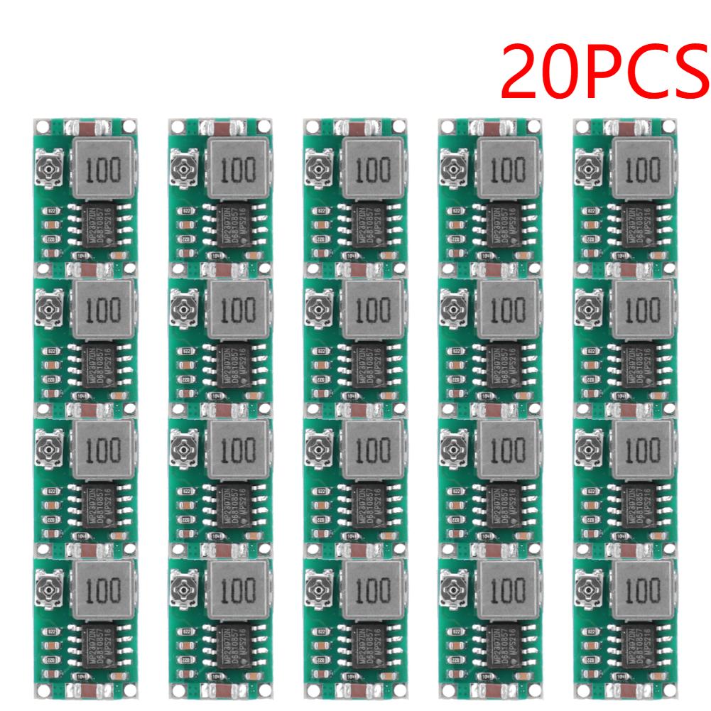 20/30/40/50pcs Mini360 RC Airplane Module Mini 360 DC Buck Converter 2A Step Down Module 4.75V-23V to 1V-17V 17x11x4mm LM2596