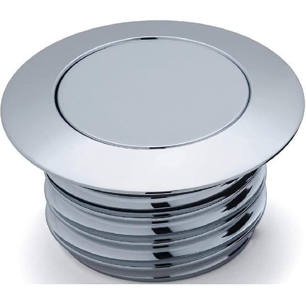 Tampa de Tanque de Combustível Pop-up Harley Flush, tampa de combustível, Tampa de Tanque de Óleo de Combustível Harley-Davidson no Sentido Horário, Tampa de Combustível Pop-up Preta para Tanque de Combustível Ventilado 1982-2018