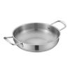 Stainless Steel  Pot With Double Handles Food Grade Perfect For Cooking Ramen Seafood Home Restaurant Use