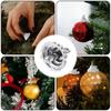 1Set Exquisite Ornaments Holder Caps for DIY Ball Decorations Lightweight Christmas Tree Pendant Covers Replacement Parts