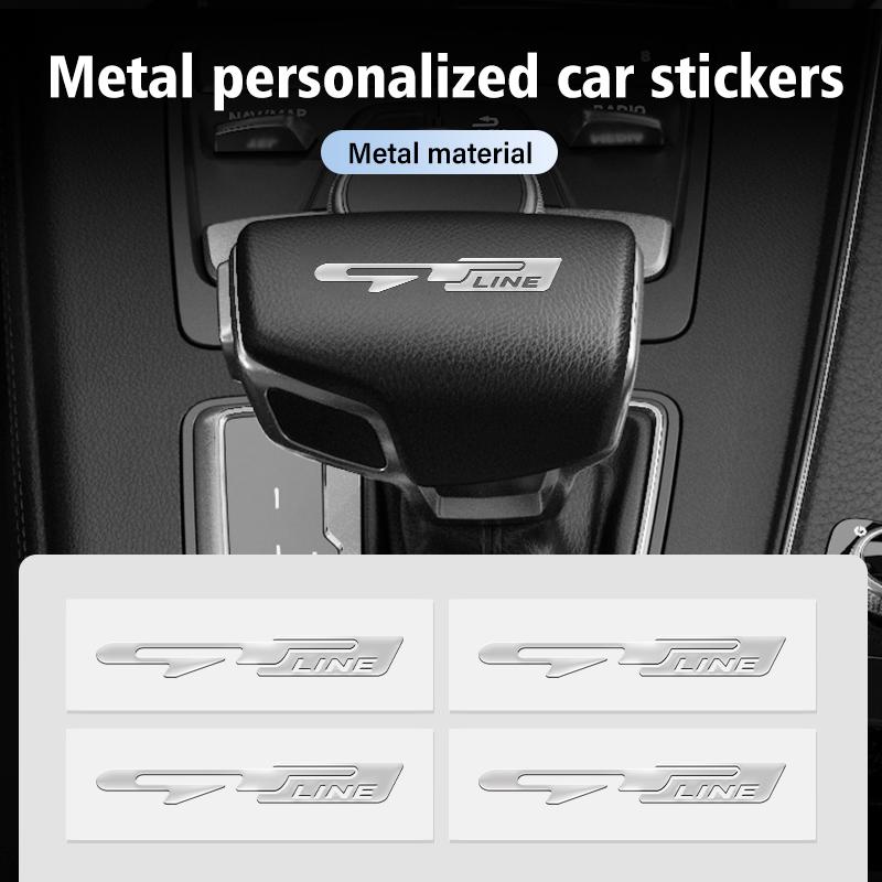 STXW3 3D Metal Car Decorative Sticker Badge Decal Interior Accessories For KIA Proceed Sorento Cerato Optima Sportage Ceed Niro Soul