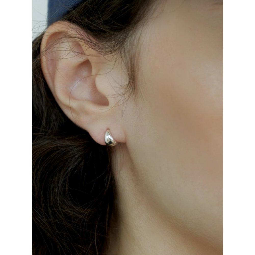 [Silver] Mini Cone Ring Earrings