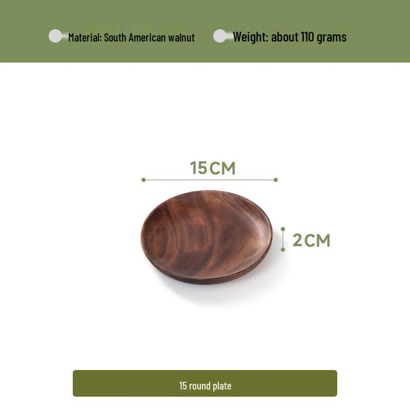 Walnut Wood Snack Dish