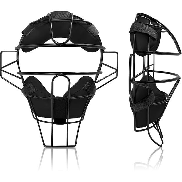 Baseball Catcher Mask Umpire Mask,Full-Face Protection Mask for Baseball,Lightweight Secure Fit Provides Maximum Protection and Comfort – Does Not