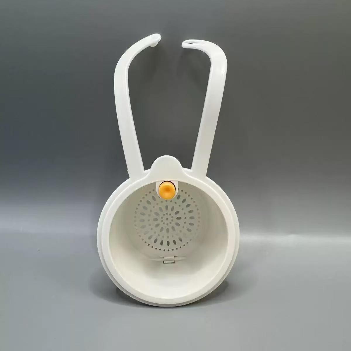 Press-Type Drain Basket: Food Strainer & Sink Organizer, Multi-Functional for Kitchen & Bathroom Use Other белый