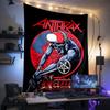 Custom Name Anthrax Skull Tapestry Wall Hanging for Bedroom, Living Room & Dorm Decor, Modern Home Wall Art