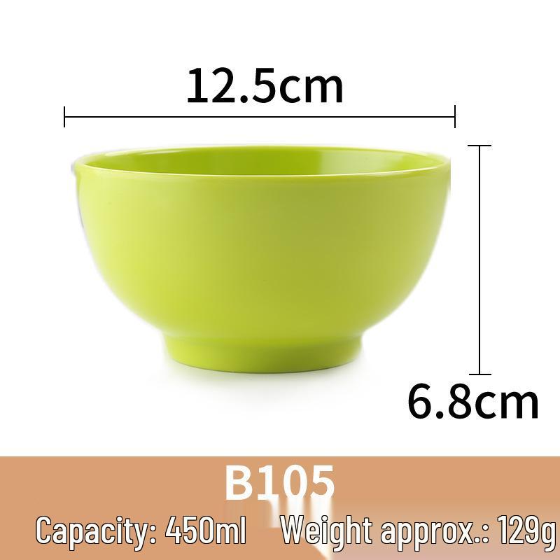 A5 Melamine Small Bowl for Soups, Rice & Porridge - Ideal for Restaurants & Dining Halls.