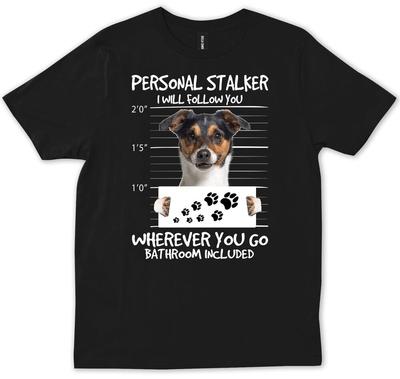 Funny Jack Russell Terrier Owner Fur Mom Dad T-Shirt