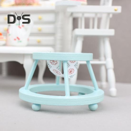 Mini Walker Model Miniature Dolls Accessories 1:12 Scale Design Miniature House Nursery Furniture for Mini Dolls