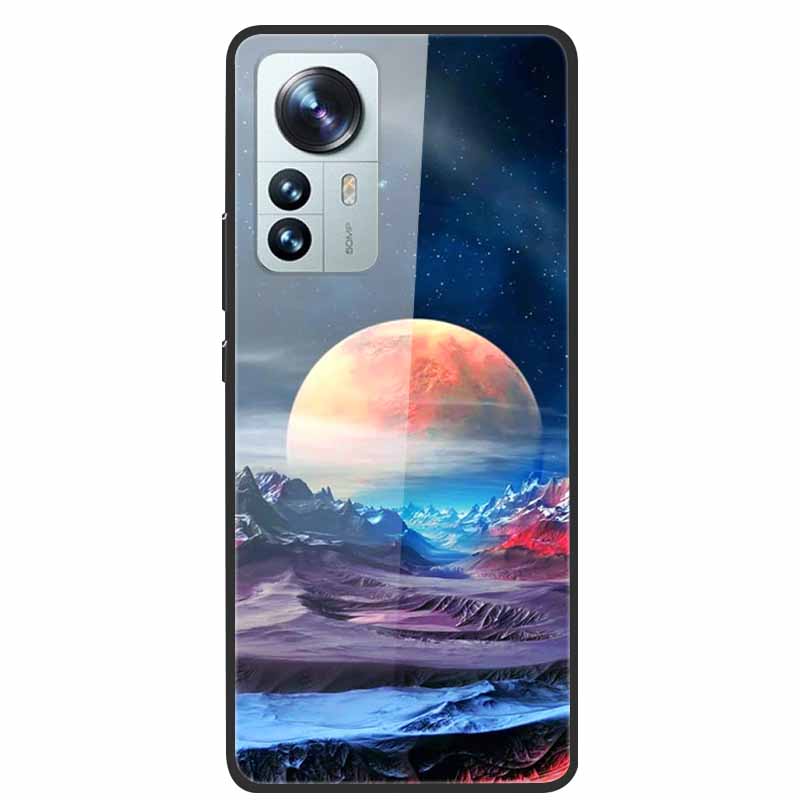 Tempered Glass Cases For Xiaomi 12T 5G Case Hard Phone Back Cover for Xiaomi 12T Pro Protection Shells Mi 12 T 12TPro 2022 Cool