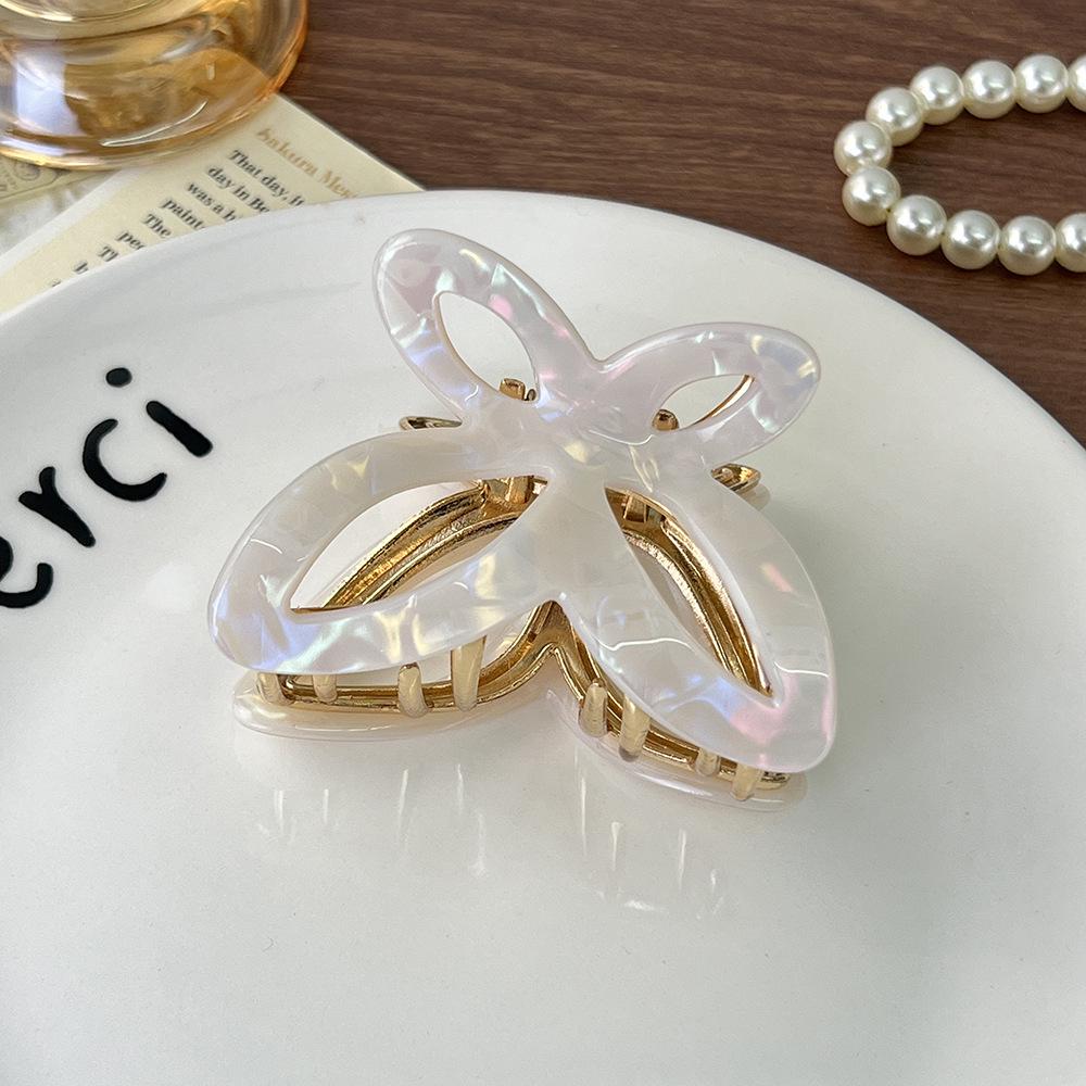 Elegant Acetate Butterfly Hairpin - Versatile and Fashionable Shark Design