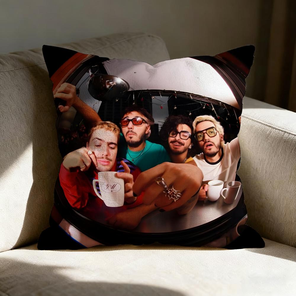 M-morat Band Pillow Case Pillowcase, Double-sided Printed, Sofa Cushion, Bedroom Headboard Pillow