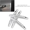 Car Metal Bumper Grey,5M Door Car Metal Door Bumpers for Guard Protector Accessories Exterior Doors Anti Scratch Protectors,4pcs Car Door Guards Trim