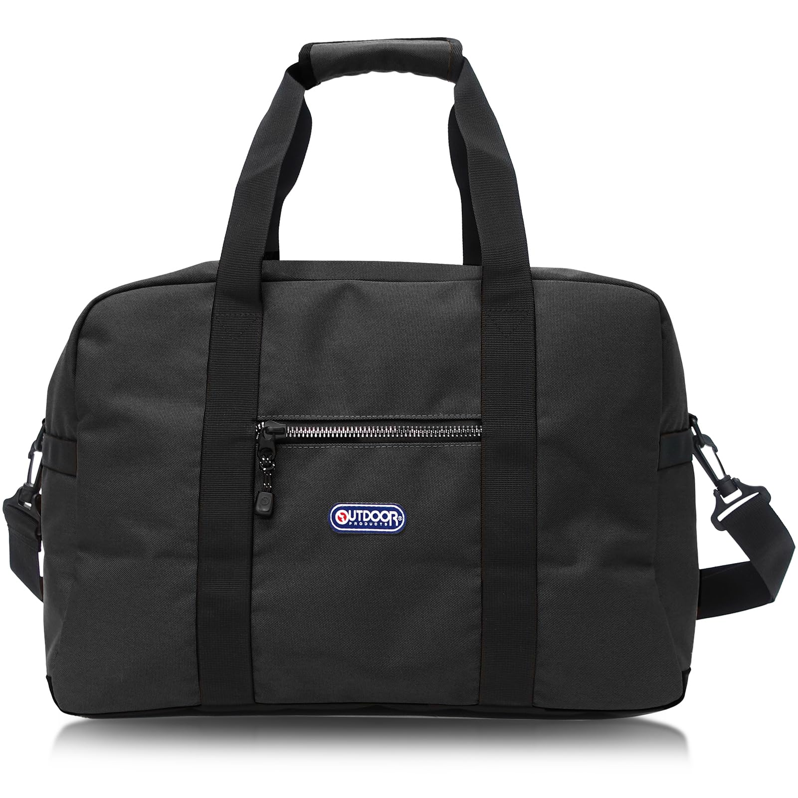 

Boston Large Gym Black [Outdoor Products] Bag, 2-Way, Capacity, 40L, Travel, Bag, Luminous, Metal-Like Zipper,