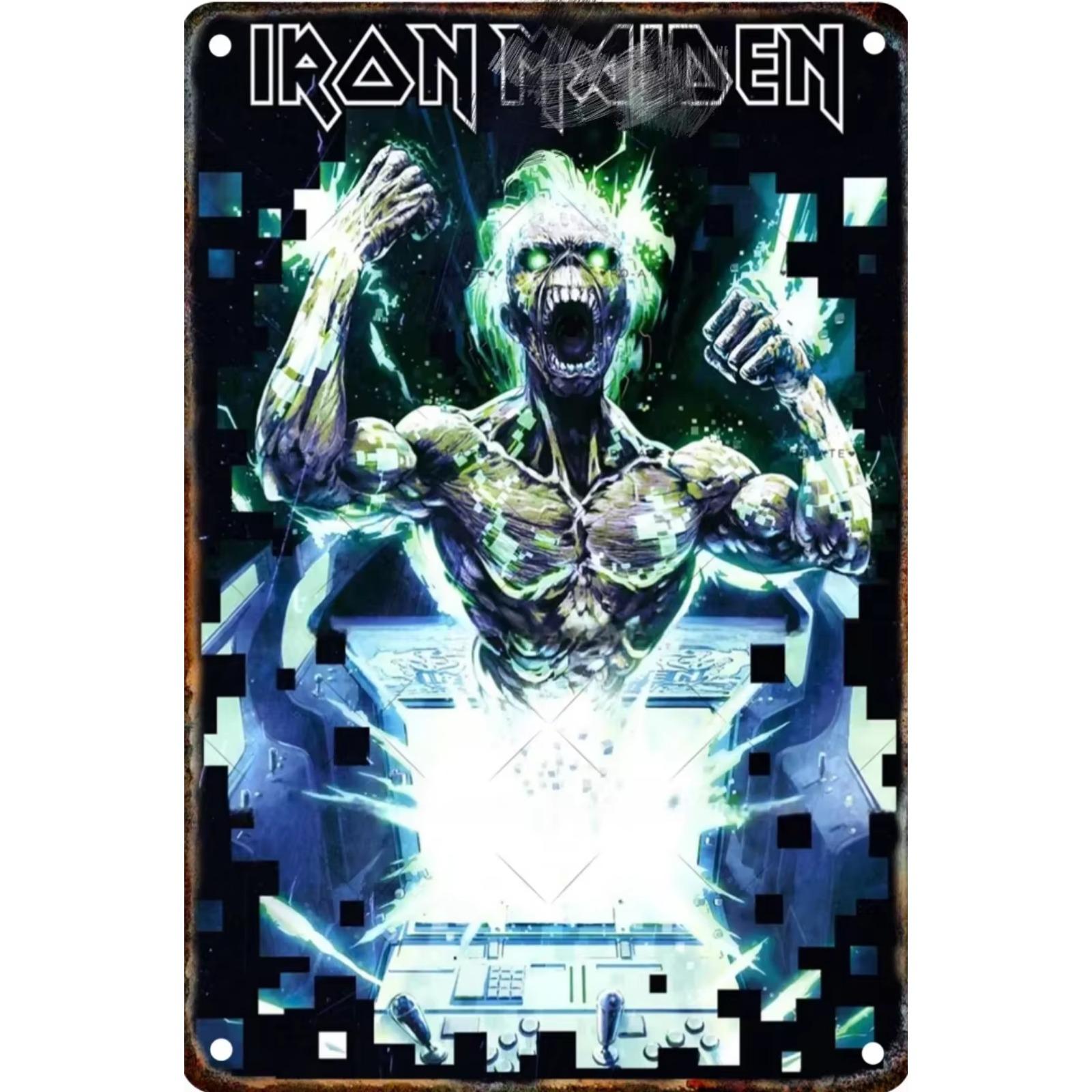 

Возвращение к древним Соул Металл Знак Живопись Рок-группа Плакат Главная Гостиная Клуб Фильм Настенное искусство Декоративная фреска 20x30cm светло-серый