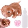 Lifelike Reborn Puppy/Piggy Doll Soft Silicone Mini Doggy/Pig Doll Toys with Feeding Bottle Accessories Kids Christmas Doll Gift