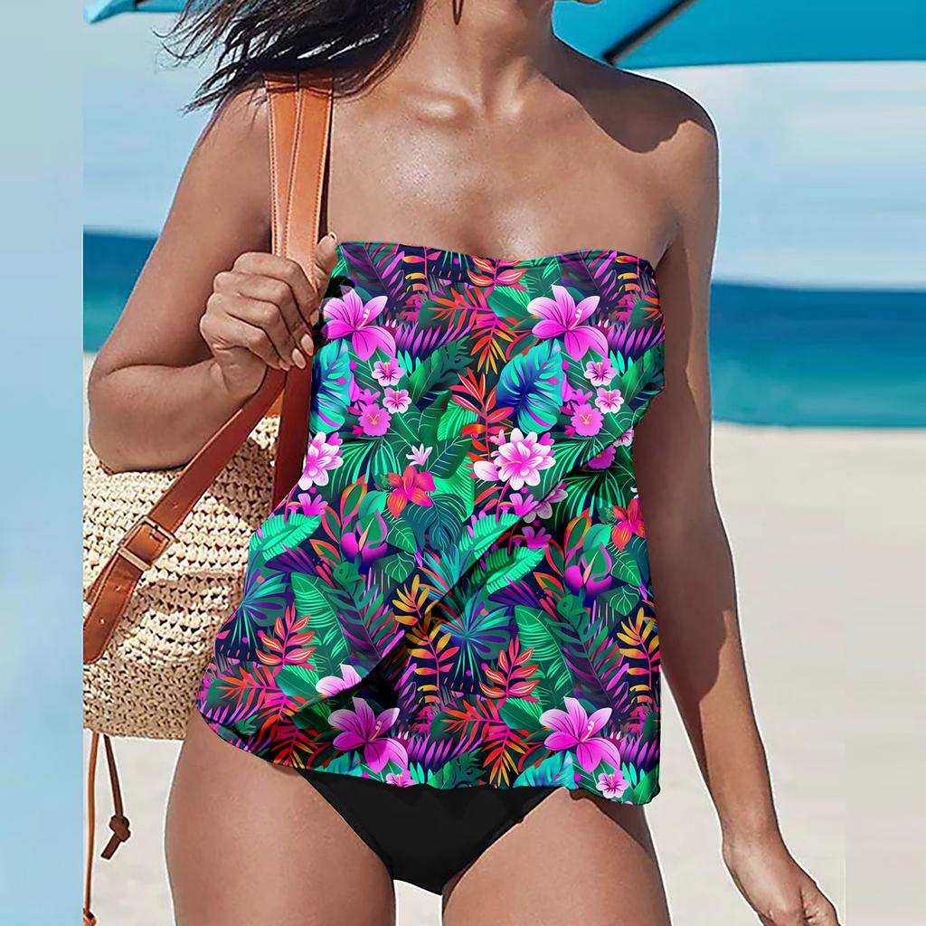 Neuer Badeanzug Bikini Europäischer und Amerikanischer Sexy Damen Zweiteiliger Badeanzug