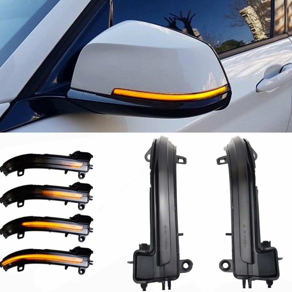 Dynamic Rearview Mirror Blinker Turn Signal LED Light For BMW F20 F30 F31 F21 F22 F23 F32 F33 F34 X1 E84 1 2 3 4 Series