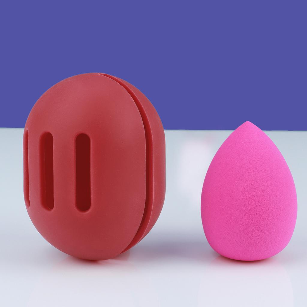 1pc Makeup Sponge Anti-dust Cover Silicone Beauty Blender Organizer Travel Powder Puff Storage Box Beauty Sponge Holder