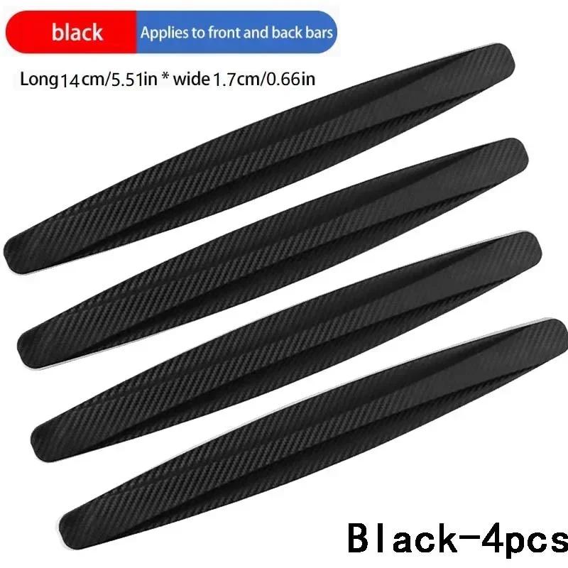 6/4pcs Universal Front Rear Bumper Corner Protector Guard Car Anti-collision Protection Decoration Strip Car Accessories New