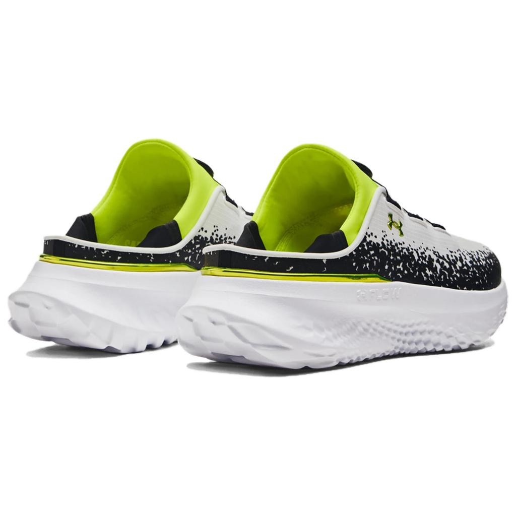 Under Armour SlipSpeed Mega Hvit High Vis Gul Unisex Sneakers Svart 3028539-107