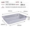 Maidekai Rectangular Aluminum Foil Baking & BBQ Trays
