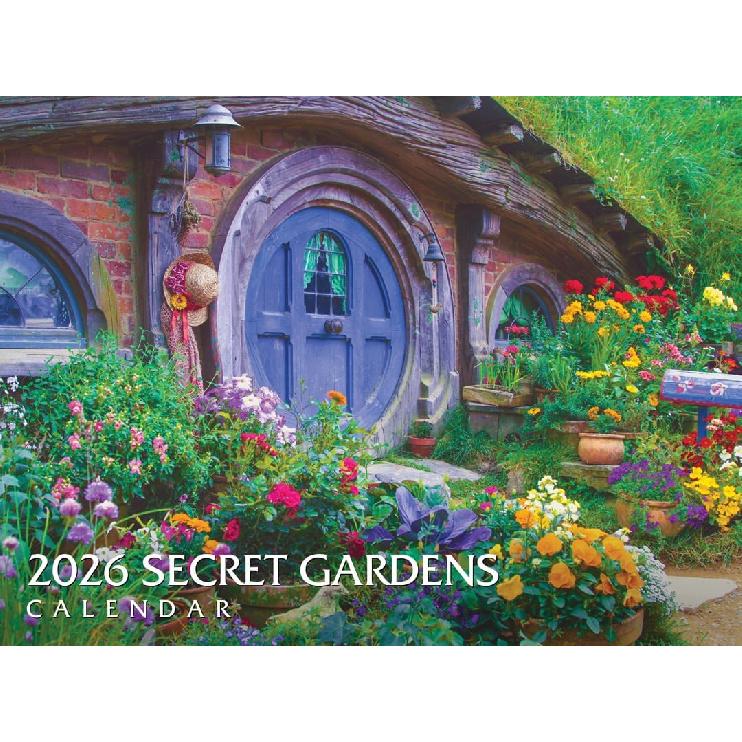 2026 Secret Gardens Wall Calendar
