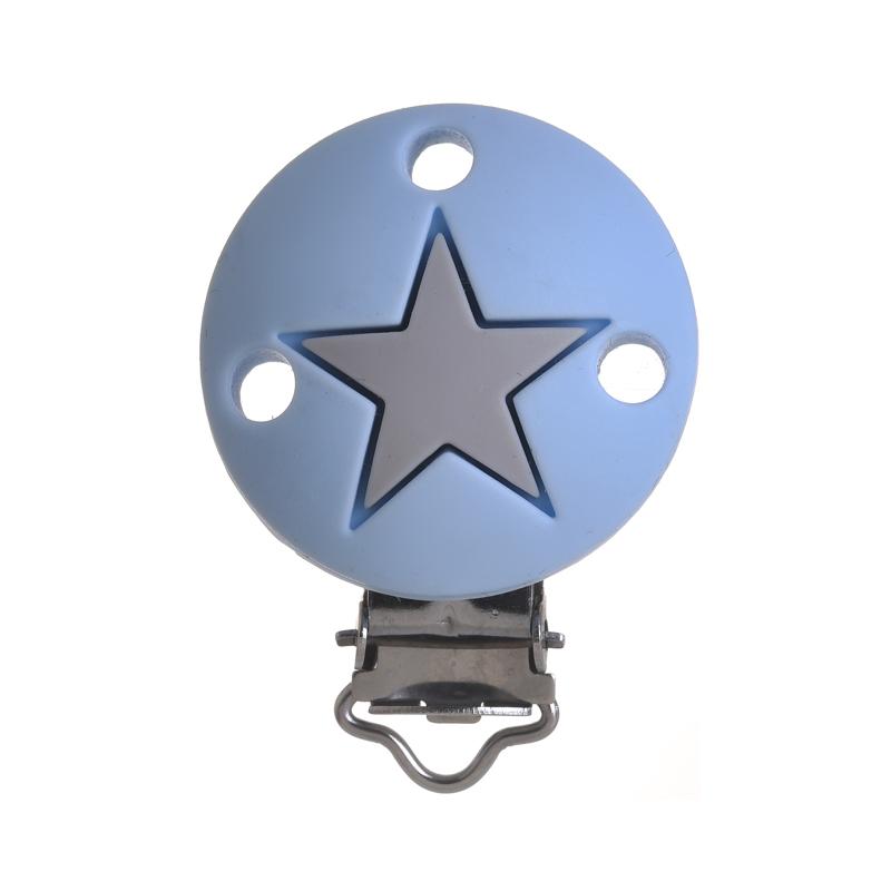 3Pcs Baby Pacifier Clip Soother Teether Round Shape Silicone Holder Nipple Clip DIY Baby Teething Chain Accessories BPA Free