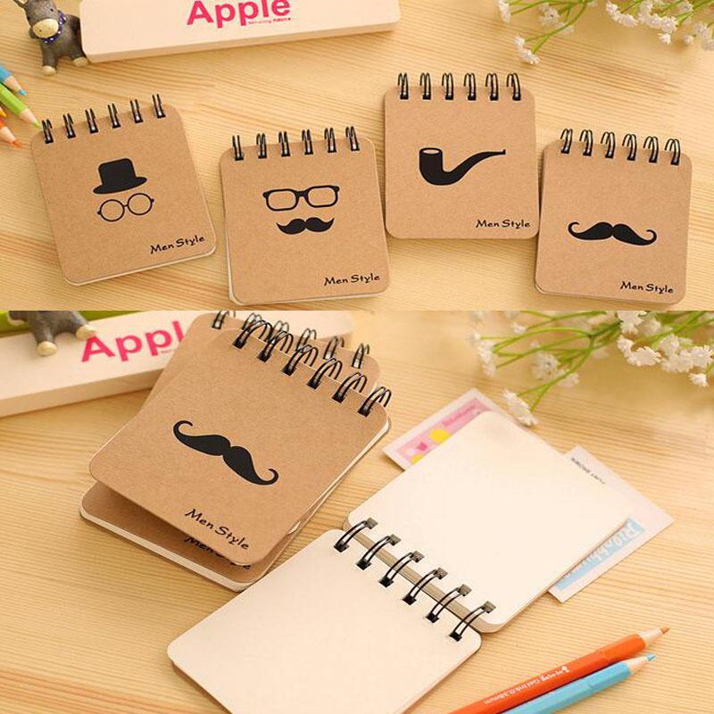 

4 стиля г-н. Портативная тетрадь Beard Series Coil, креативная книга 1