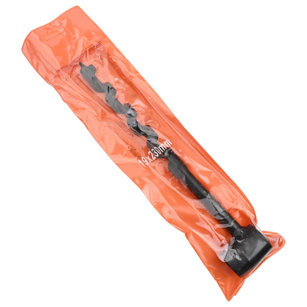 Four Blade Auger Bit Cutter 161*11mm Woodworking Auger Bit Black Protective Layer Comfortable Operation Cutting Diameter 11-11mm