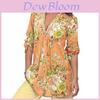 Classic Fall Short Sleeve Printed Shirt For Women Casual Wear