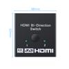 HDMI-Compatible Splitter 4K Switch KVM Bi-Direction 1x2/2x1 HDMI-compatible Switcher 2 In1 Out for PS4/3 TV Box Switcher Adapter
