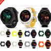 Soft Silicone Hollow Case for Garmin Forerunner 570 42MM 47MM Smart Watch Strap Soft Protective Bumper Shell Accessories