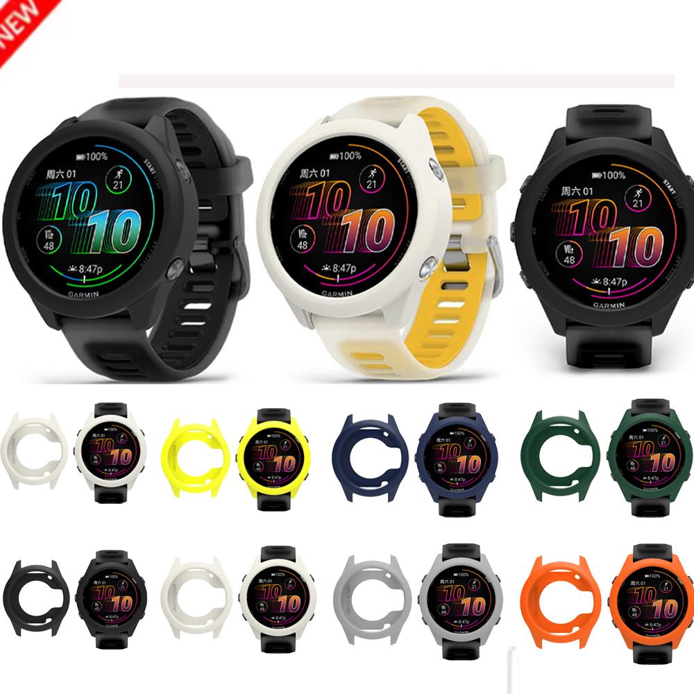 Soft Silicone Hollow Case for Garmin Forerunner 570 42MM 47MM Smart Watch Strap Soft Protective Bumper Shell Accessories