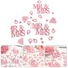 Wedding Rings Confettis for Wedding Decoration Glittering Wedding Table Confettis for Bridal Showers Engagements