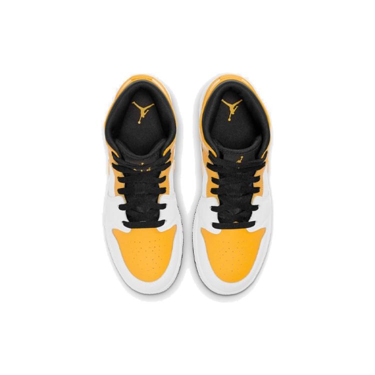 (GS) Air Jordan 1 Mid 'University Gold' Kids' 554725-170