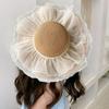 Folding Beach Hat Wide Brim Straw Hat Fashion Sun Hat  Girl